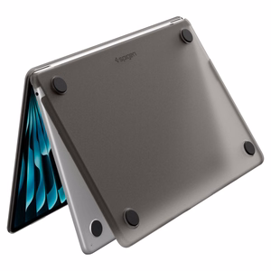 Spigen AirSkin ümbris MacBook Air 13" 2023 / 2024 / 2025 / 2026 jaoks – poolläbipaistev