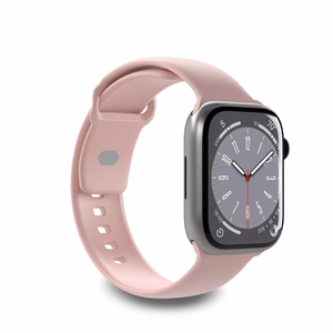 Силиконовый ремешок Puro Icon для Apple Watch 38 / 40 / 41 мм - розовый (2 шт.)