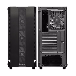 Корпус CHIEFTEC HUNTER MidiTower ATX MiniITX чёрный GS-01B-OP
