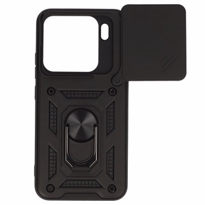 Slide Camera Armor Ümbris jaoks Xiaomi 15 5G Must