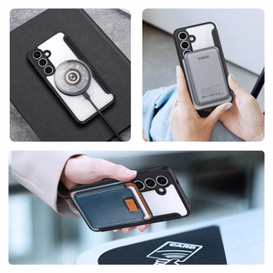 Dux Ducis Skin X Pro ümbris jaoks Samsung Galaxy S25+ with MagSafe and wallet - must