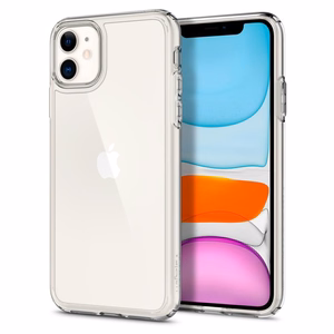Spigen Ultra Hybrid iPhone 11 ümbris - läbipaistev