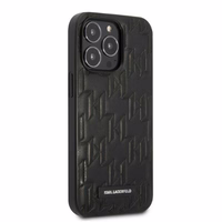 Karl Lagerfeld Monogram Plaque Ümbris jaoks iPhone 13 Pro Max - must