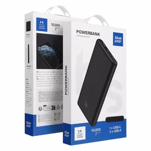 Akupank Blue Star W1061 2A 10000mAh, must