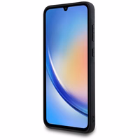 Guess 4G Big Metal Logo ümbris jaoks Samsung Galaxy A35 - roosa