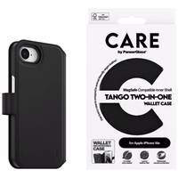 CARE by PanzerGlass Feature Tango 2in1 Wallet Ümbris jaoks iPhone 16e - Must