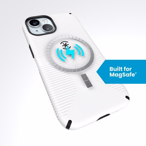 Speck Candyshell Grip MagSafe - iPhone 17e / 16e / 15 / 14 / 13 ümbris (valge / must)