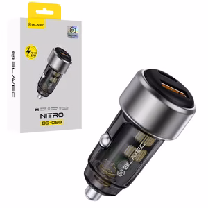 Blavec Autolaadija BS-05B Nitro - USB + Type C - QC 3.0 18W PD 65W (CCBS05BN-UCB) must
