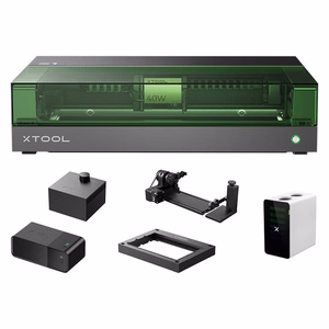 xTool S1 40W 2-in-1 lasergraveerija – kõik ühes komplekt (must)