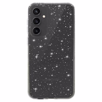 Crystal Glitter Ümbris jaoks Samsung Galaxy S23 FE Hõbedane