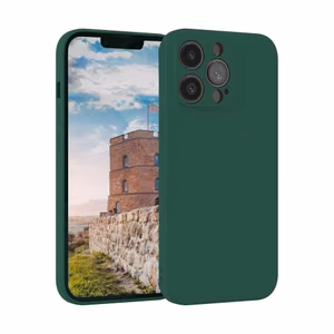 Phone Ümbris "Liquid Silicone Edge" Huawei P50 Pro (Emerald Roheline)