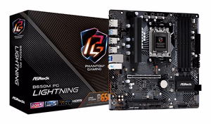 Asrock B650M PG Lightning emaplaat AMD B650 Socket AM5 micro ATX