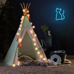 Neon LED Light CAT türkīis NNE24 Neolia