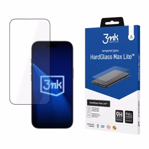 3mk HardGlass Max Lite Black karastatud klaas iPhone Air telefonile