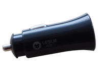 Car laadija Leslie C18 with 2 USB 2.4A (1A+2A) must