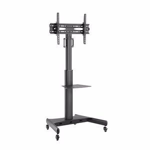 Mobile cart jaoks interactive displays 32"-65"
