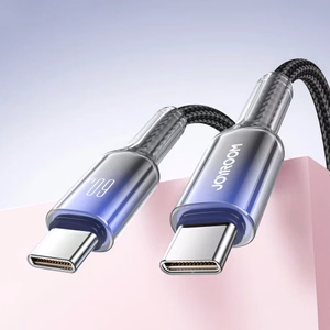 USB kaabel Joyroom S-A42 must Type-C / Type-C 120cm (kuni 60W)