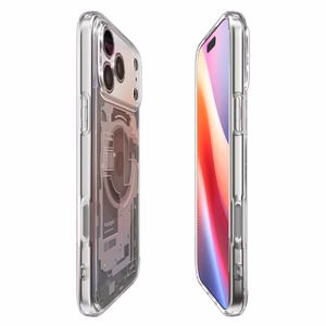 SPIGEN ümbris ULTRA HYBRID MAG compatible with MagSafe jaoks IPHONE 17 Pro zero one natural tutanium
