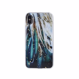 Kuldne Glam ümbris jaoks Samsung Galaxy A15 4G / A15 5G feathers