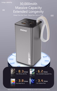 Väline aku Dudao K65+ 65W 30000mAh must