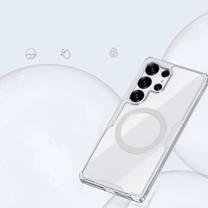 Nillkin Nature TPU Pro Magnetic Ümbris with MagSafe jaoks Samsung Galaxy S25 Ultra - valge