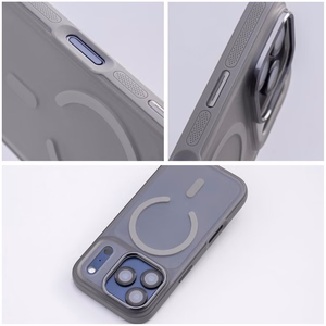 Case for iPhone 16 PRO Flexline Mag Cover compatible with MagSafe gray