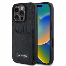 Karl Lagerfeld Cardslots Monogram iPhone 16 Pro Max Ümbris - must