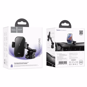 Juhtmevaba car phone Hoidja Hoco 15 W windshield / dashboard HW5 must