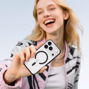 Rock Crystal Armor Series Magnetic Ümbris jaoks Iphone 17 Pro Max must