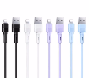 KAABEL REMAX LEYA SERIES RC-C093 2,4A USB/LIGHTNING valge