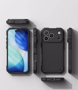Ringke Rugged Gear Magnetic MagSafe ümbris iPhone 18 Pro / 17 Pro jaoks, must