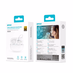 BWOO Bluetooth kõrvaklapid BW39 TWS for running valge
