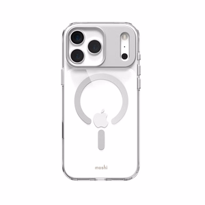 Moshi iGlaze MagSafe ümbris seadmele iPhone 17 Pro Max, Luna Silver värvitoonis