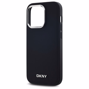 DKNY Plain Logo MagSafe iPhone 14 Pro Ümbris - Must