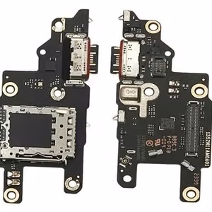 Flex Xiaomi Poco X6 Pro 5G jaoks laadimispistiku, mikrofoni ja SIM-kaardi kontaktiga, originaal (service pack)