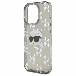 Karl Lagerfeld IML Karl Head Electroplated iPhone 16 Pro Ümbris - must