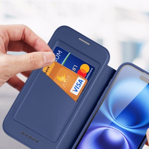 Dux Ducis Skin X Pro iPhone 17 Air Ümbris with MagSafe and Wallet - Sinine