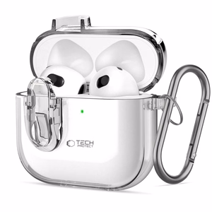 Tech-Protect Slim Hook Ümbris jaoks AirPods 4 - Clear
