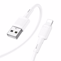 Kaabel USB A to Lightning Hoco 2,4A 1 m X83 valge