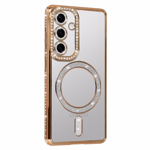 Bling Magsafe Ümbris jaoks Samsung Galaxy A56 5G kuldne