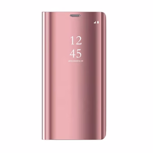 Smart Clear View ümbris jaoks Samsung Galaxy S23 FE roosa
