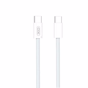 XO kaabel NB-Q260A PD USB-C - USB-C 1m valge 60W