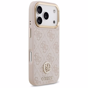 Guess 4G Strass Logo MagSafe Ümbris jaoks iPhone 17 Pro - Roosa
