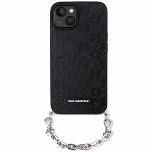 Karl Lagerfeld KLHCP14SSACKLHPK iPhone 14 6.1" must/must hardcase Saffiano Monogram Chain