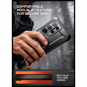 Supcase Unicorn Beetle Pro Mag MagSafe 2-komplektne ümbris Samsung Galaxy S26 Ultra jaoks - must