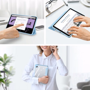 Ümbris Dux Ducis "Toby" Samsung X820/X826 (Tab S10 Plus) X810/X816 (Tab S9 Plus) X610/X616 (Tab S9 FE Plus) jaoks sinine