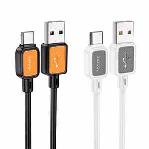 Kaabel USB A to USB C Hoco 3A 1 m X108 valge