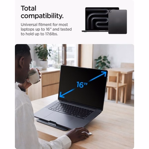 Spigen SlimFold LD201-S8 sülearvutialus, hall