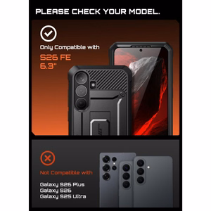 Supcase Unicorn Beetle Pro  Samsung Galaxy S26 FE ümbris, must