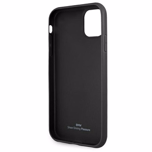 BMW Leather Curve perforeeritud ümbris iPhone 11 / Xr jaoks - punane